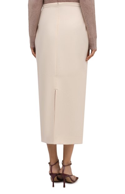 Шерстяная юбка JIL SANDER, арт. JSPT720009-WT207908A, фото 4