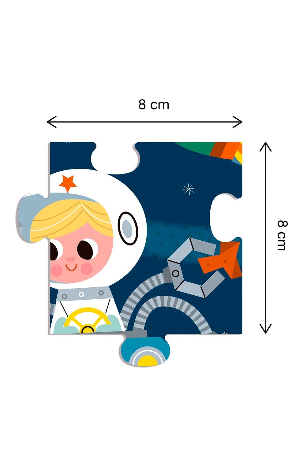 Пазл космос в металлической коробке APLI KIDS, арт. 19126, фото 2