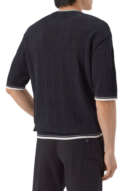 Хлопковый джемпер Laneus S6LAMAKE011 Чёрный  S6LAMAKE011 Фото 4