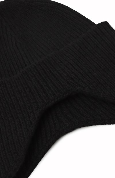 Шапка из кашемира и шерсти ISABEL BENENATO черного цвета по цене 23600 руб., арт. GK54F25, фото 3 Шапка из кашемира и шерсти ISABEL BENENATO, арт. GK54F25, фото 3