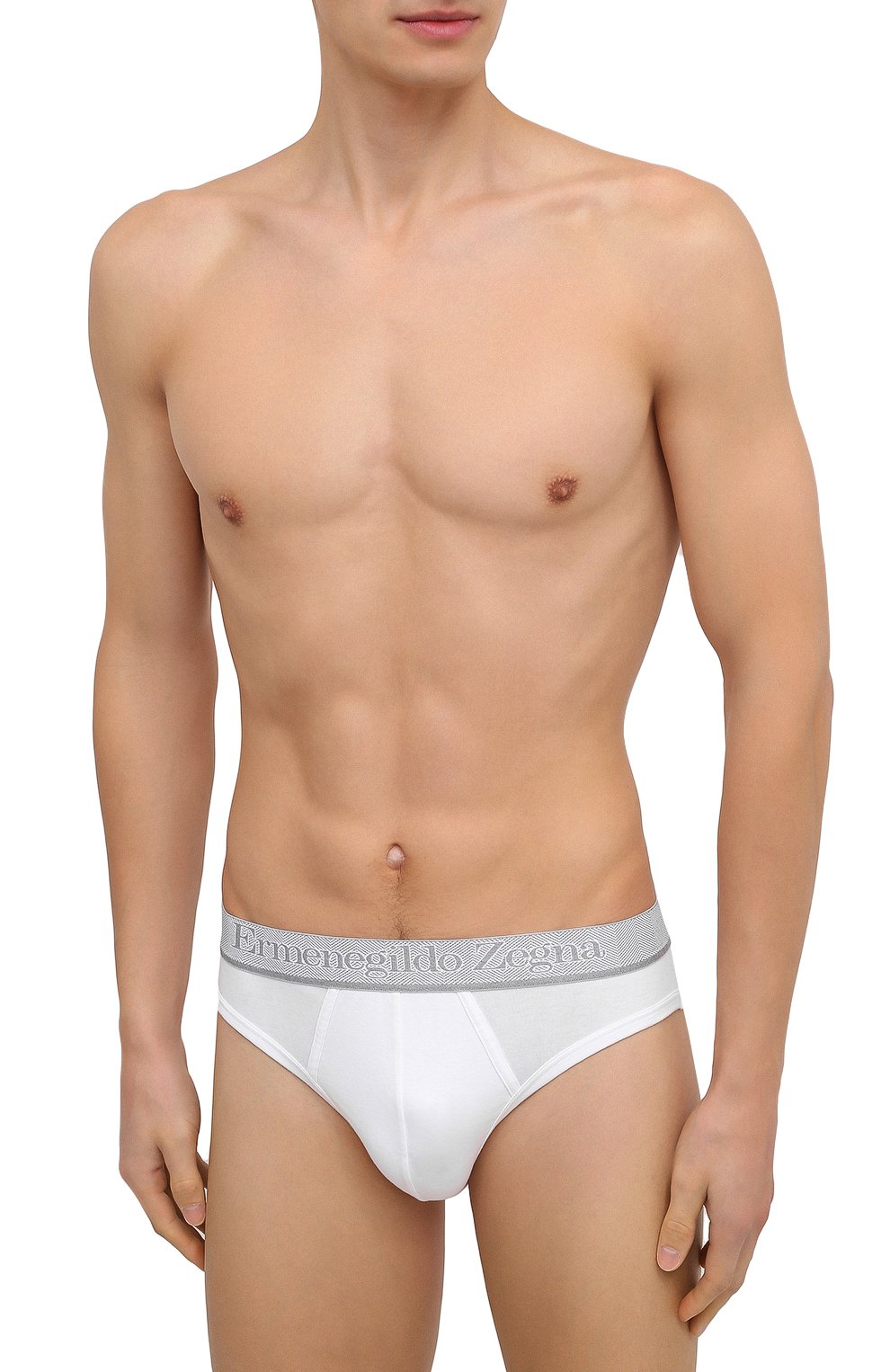 Комплект из двух хлопковых брифов с широкой резинкой ZEGNA, арт. N2X400040, фото 2