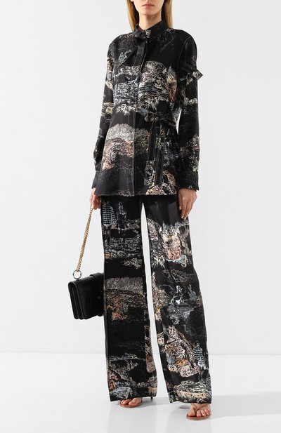 Шелковые брюки CHLOÉ, арт. CHC20SPA68339, фото 2