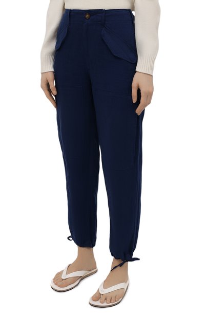 Льняные брюки POLO RALPH LAUREN, арт. 211833043, фото 3