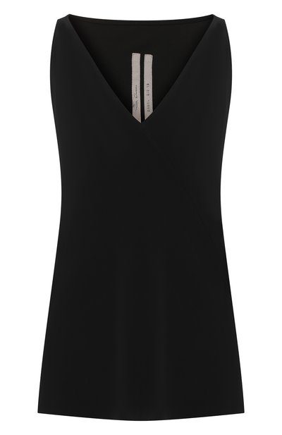 Женский шелковый топ RICK OWENS, арт. RP19S6131/SCR