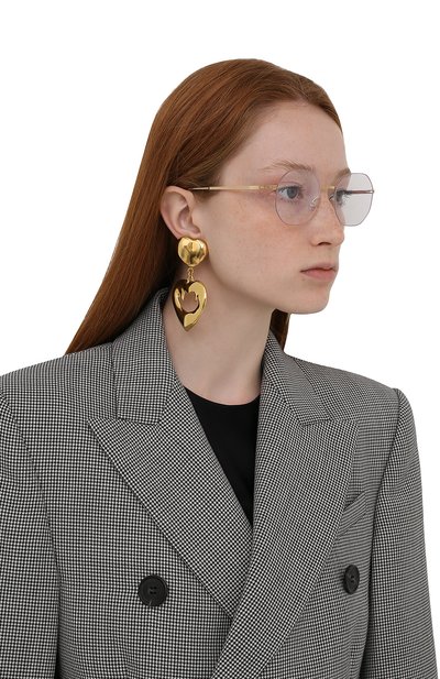 Оправа MYKITA золотого цвета по цене 47700 руб., арт. KA0RI/G0LD/C0RALRED/CLEAR 147, фото 2 Оправа MYKITA, арт. KA0RI/G0LD/C0RALRED/CLEAR 147, фото 2