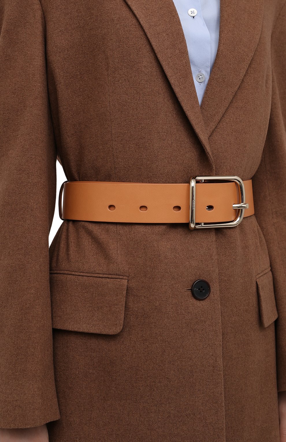 Кожаный ремень CHLOÉ, арт. CHC21WC070815, фото 2