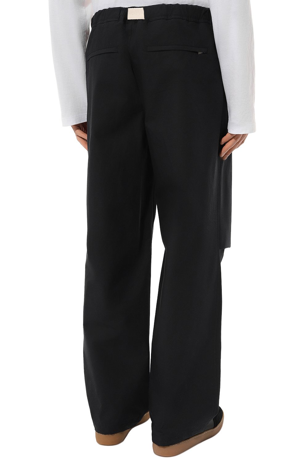 Хлопковые брюки JIL SANDER, арт. J47KA0214/J45039, фото 4