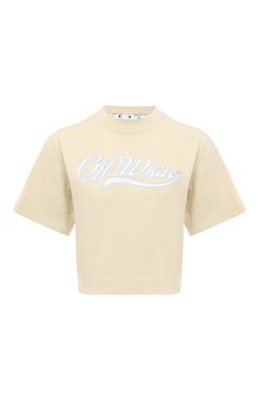 Хлопковая футболка OFF-WHITE, арт. OWAA090S23JER0046145, фото 1