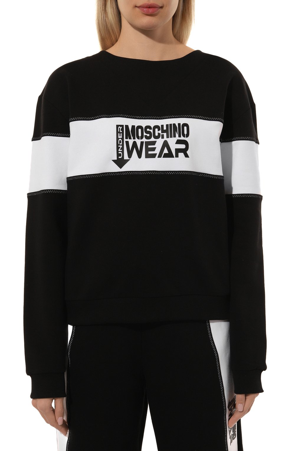 Хлопковый свитшот MOSCHINO, арт. A1705/4424, фото 3