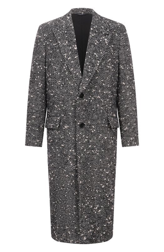 Шерстяное пальто Dolce & Gabbana G052WT/FCMC6 Серый G052WT/FCMC6