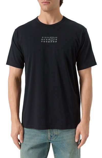 Хлопковая футболка MM6, арт. SH0GC0057/S24312, фото 3