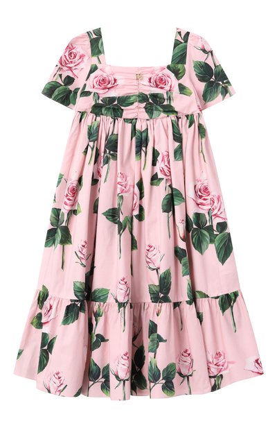 Хлопковое платье DOLCE & GABBANA, арт. L53DE7/HS5S7/8-14