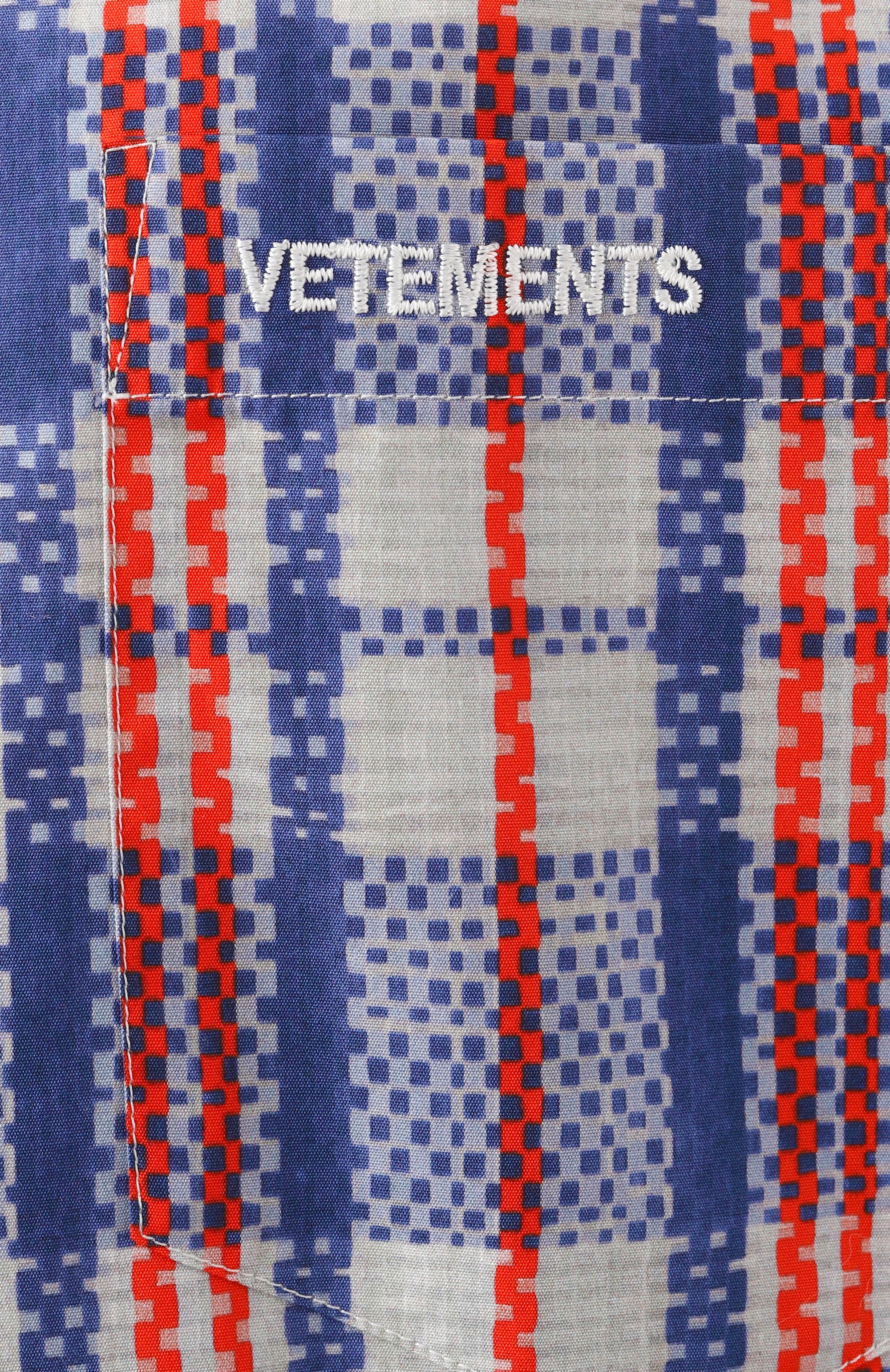Хлопковая рубашка VETEMENTS, арт. UE54SH380N, фото 6