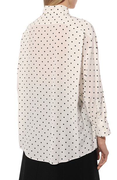 Шелковая рубашка PRADA, арт. P477E-1YHP-F0A72-211, фото 4