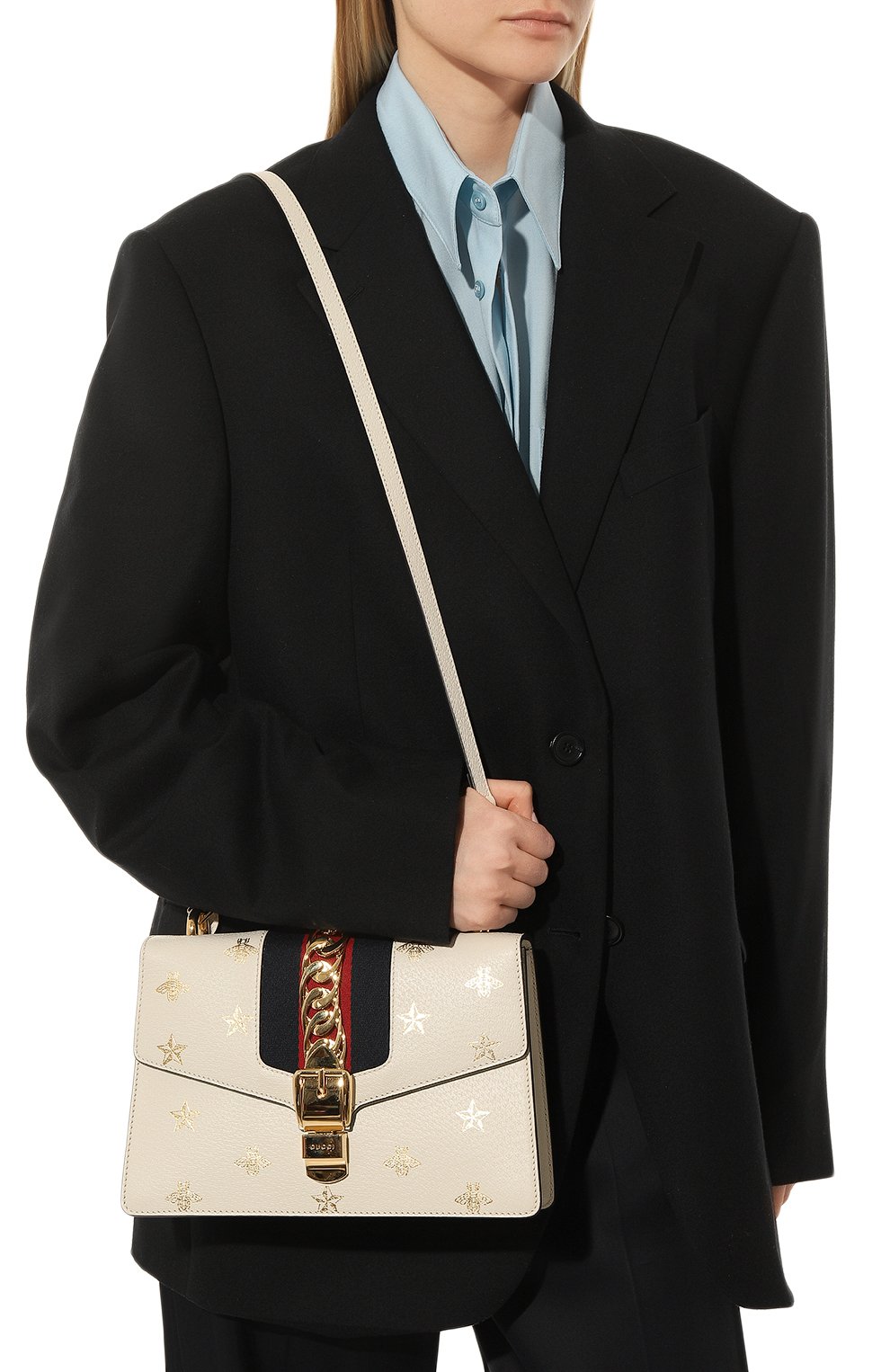 Сумка sylvie bee star style GUCCI, арт. 524405 DJ2RG, фото 2