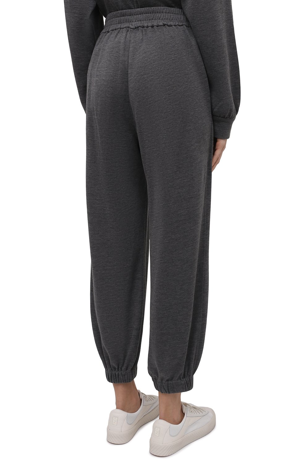 Джоггеры из хлопка и шелка BRUNELLO CUCINELLI, арт. MD828SS199, фото 4