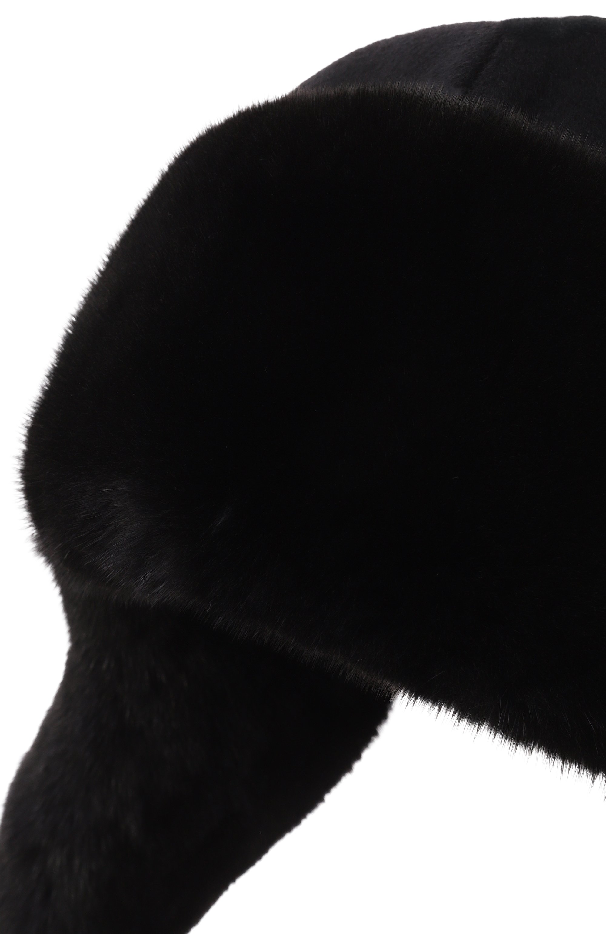 Кашемировая шапка-ушанка бруклин с мехом норки FURLAND черного цвета по цене 90200 руб., арт. 0130910010075600044, фото 3 Кашемировая шапка-ушанка бруклин с мехом норки FURLAND, арт. 0130910010075600044, фото 3