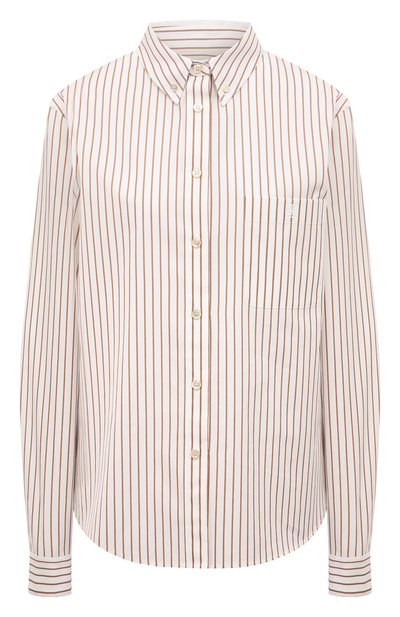 Женская хлопковая рубашка SAINT LAURENT, арт. 695999