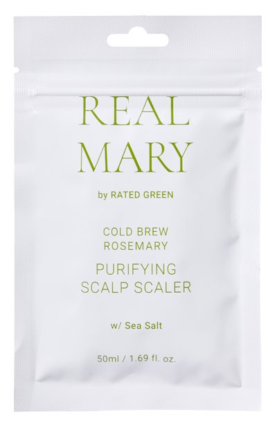 Женская очищающая и отшелушивающая маска для кожи головы с соком розмарина (50ml) RATED GREEN, арт. 8809514550344