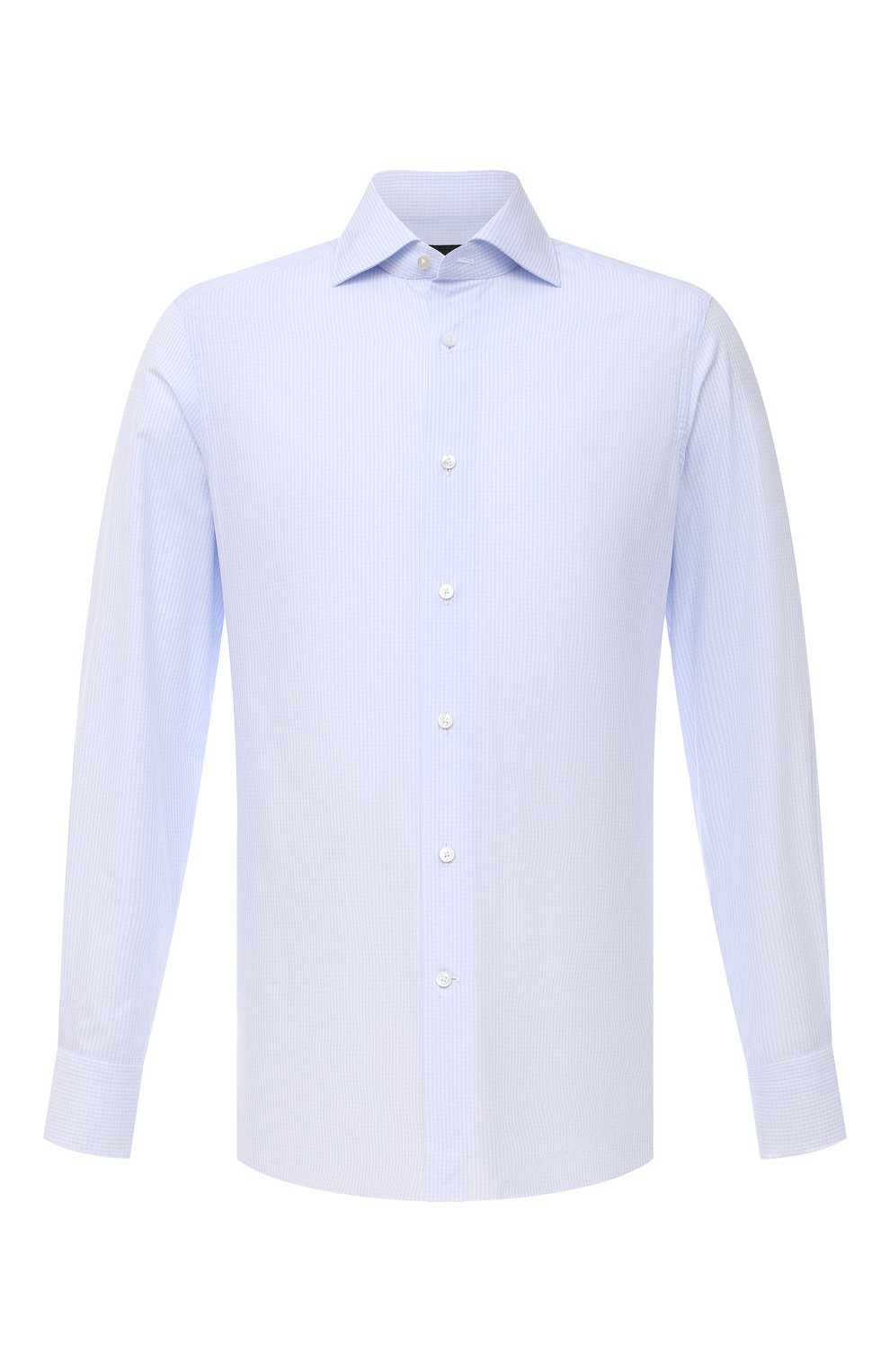 Хлопковая сорочка ZEGNA, арт. 301205/9MS0BA, фото 1