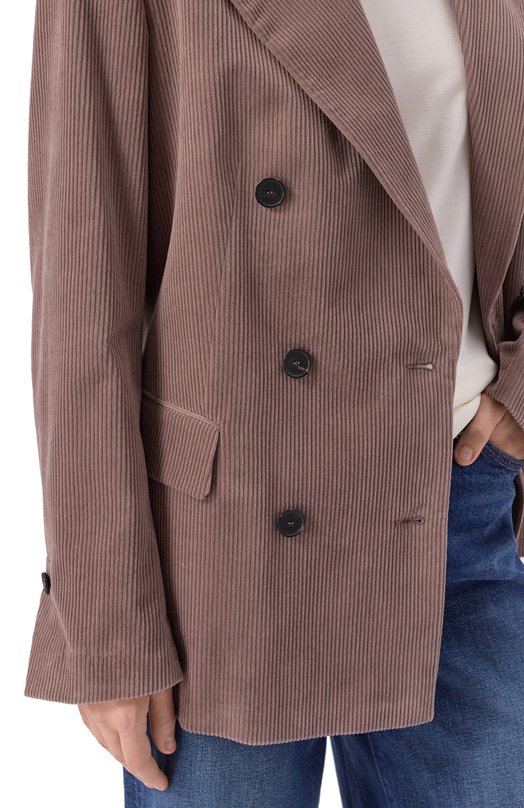 Вельветовый жакет Windsor 52 DS411V 10019852/30049377 Коричневый  52 DS411V 10019852/30049377 Фото 5