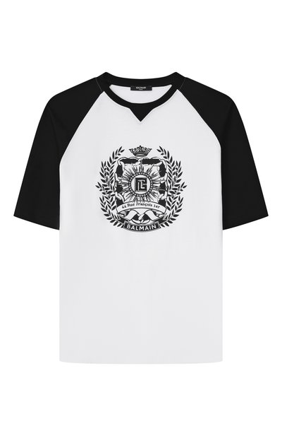 Хлопковая футболка BALMAIN, арт. BY8P81