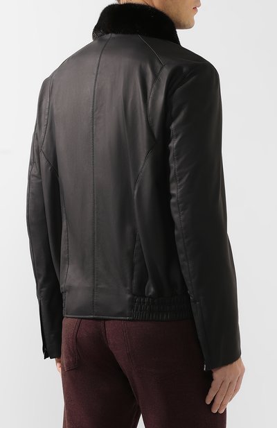 Куртка из кожи крокодила ZILLI, арт. MAQ-CARTE-D0630/1001/CNIL, фото 4