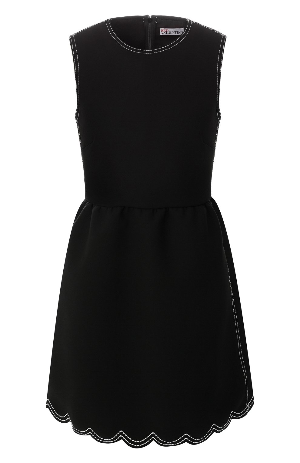 Приталенное платье REDVALENTINO черного цвета по цене 42800 руб., арт. RR3VAA50/1FR, фото 1 Приталенное платье REDVALENTINO, арт. RR3VAA50/1FR, фото 1