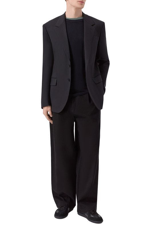 Шерстяной пиджак MSGM 3940MG08/257605 Чёрный  3940MG08/257605 Фото 2