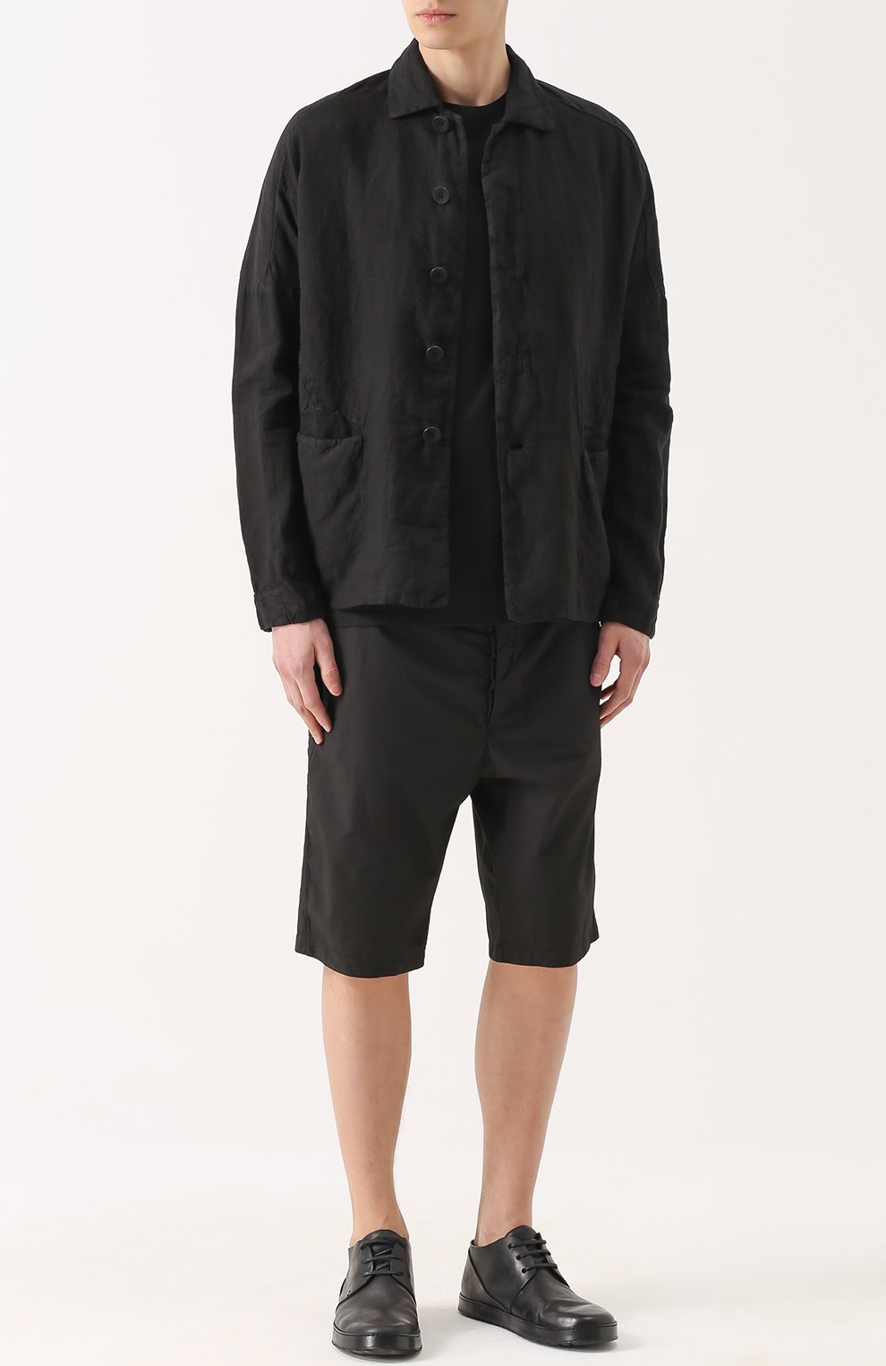 Хлопковые шорты с заниженной линией шага TRANSIT, арт. CFUTRBB111, фото 2