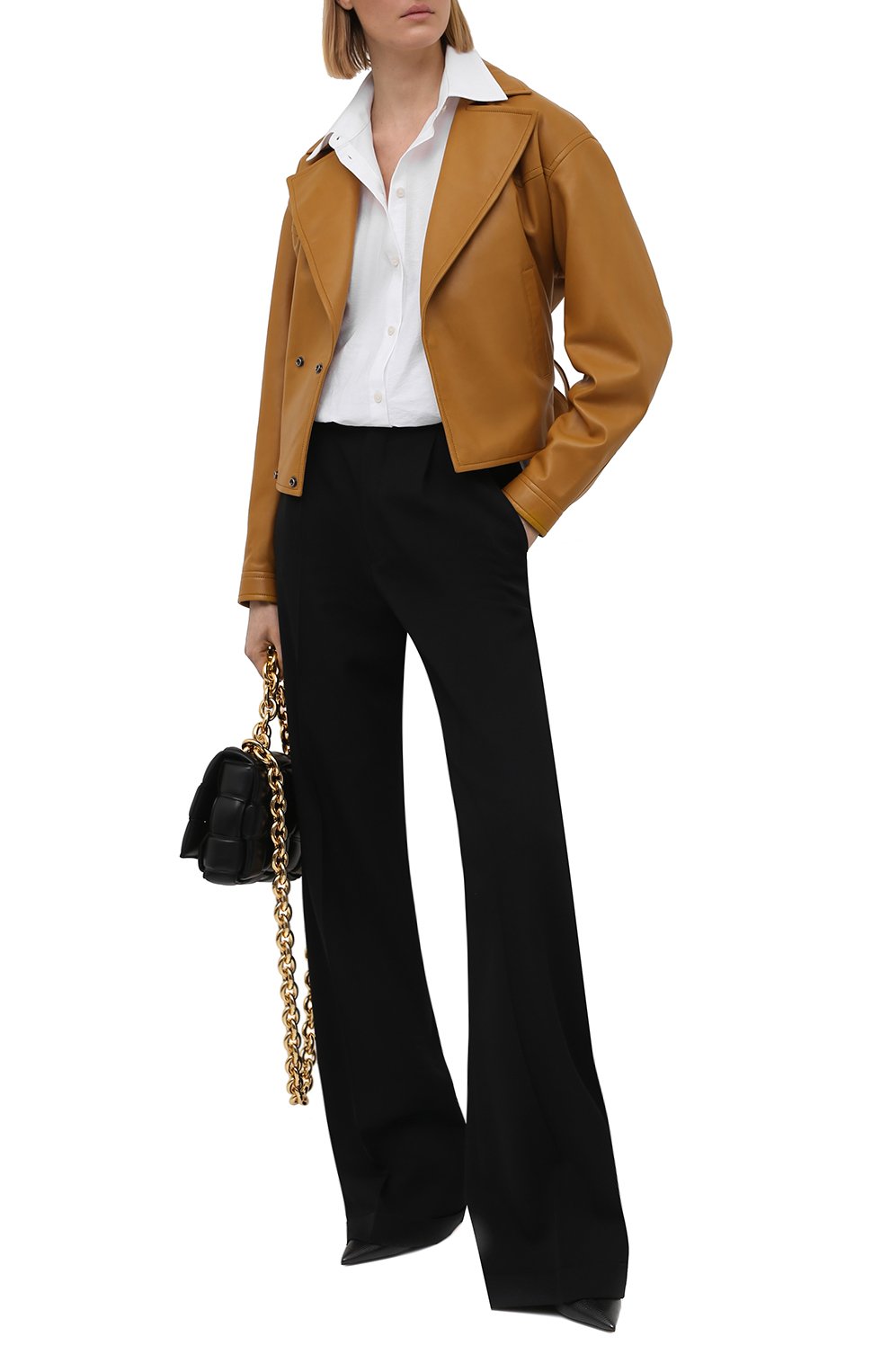 Шерстяные брюки SAINT LAURENT, арт. 646856/Y512W, фото 2