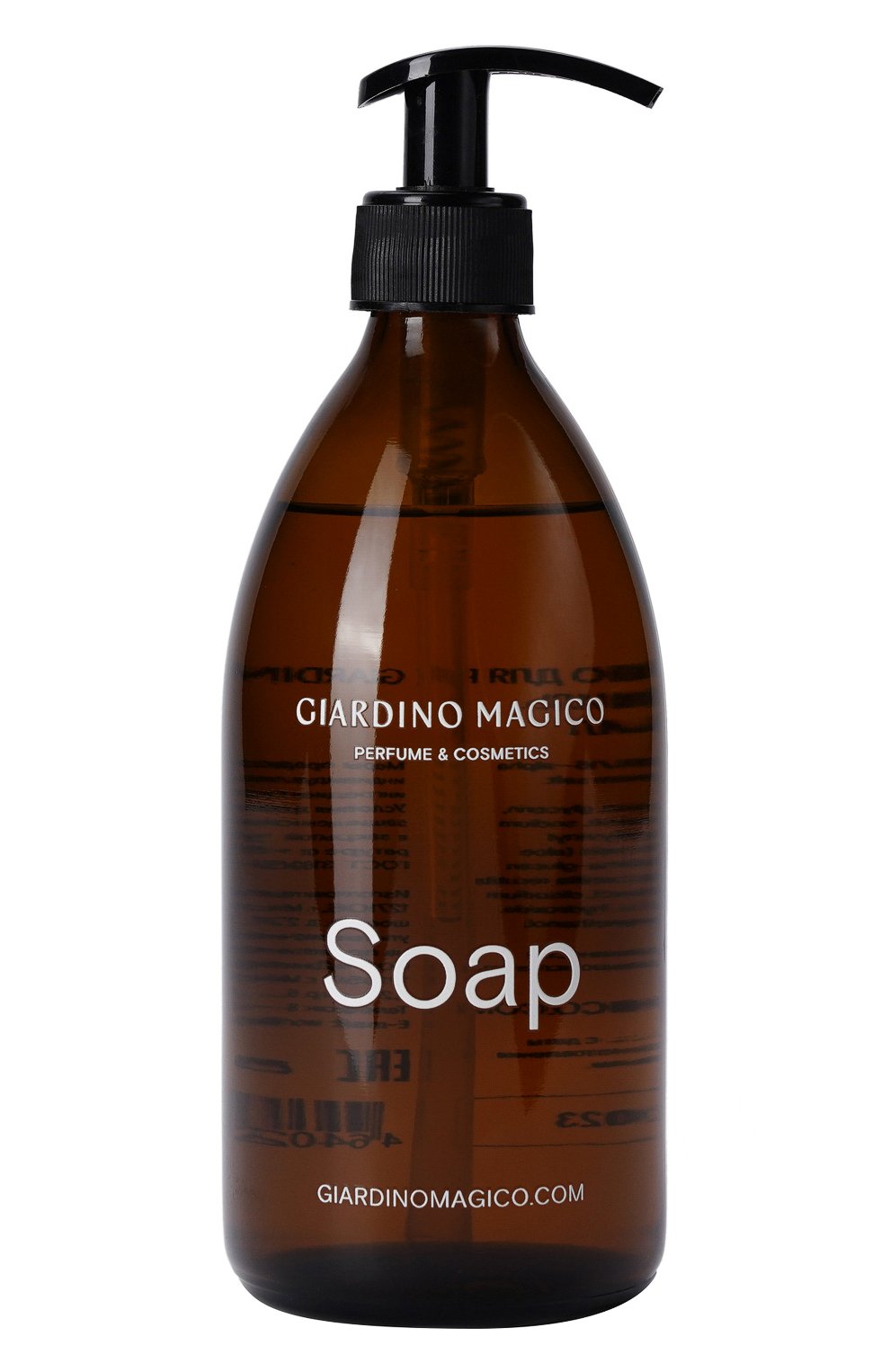 Жидкое мыло для рук уд и черный перец (500ml) GIARDINO MAGICO бесцветного цвета по цене 3700 руб., арт. 4640200321039, фото 1 Жидкое мыло для рук уд и черный перец (500ml) GIARDINO MAGICO, арт. 4640200321039, фото 1