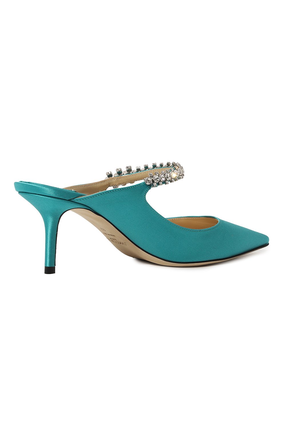 Текстильные мюли bing 65 JIMMY CHOO, арт. BING65/SAT, фото 5