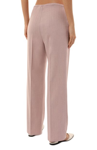 Брюки из вискозы PE светло-розового цвета по цене 15210 руб., арт. РЕFW24/25-7.1.45.6, фото 4 Брюки из вискозы PE, арт. РЕFW24/25-7.1.45.6, фото 4