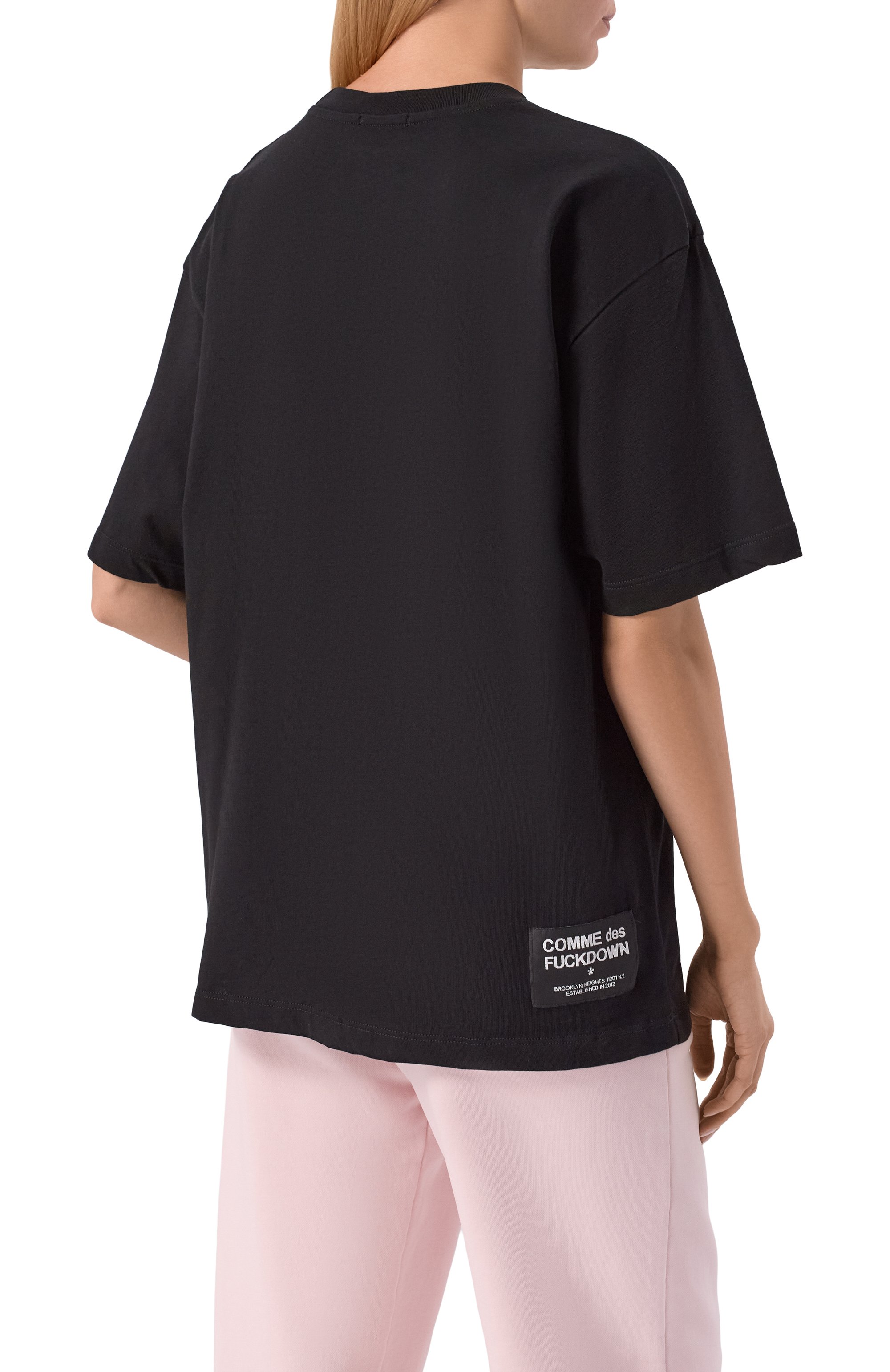Хлопковая футболка COMME DES FUCKDOWN, арт. CFABW01665, фото 4