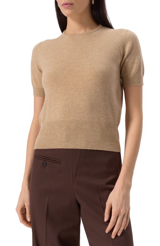 Шерстяной пуловер Maison Margiela S51HL0018/M13090 Бежевый  S51HL0018/M13090 Фото 3