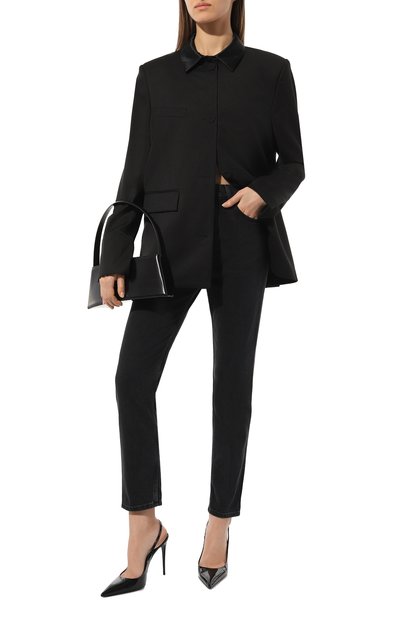 Джинсы BALMAIN черного цвета по цене 72100 руб., арт. CF1MG007/DB67, фото 2 Джинсы BALMAIN, арт. CF1MG007/DB67, фото 2