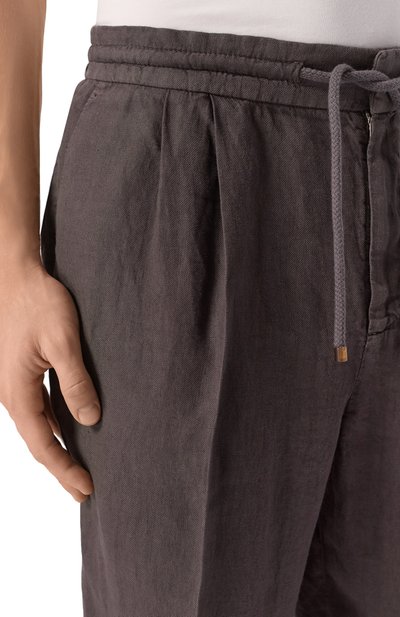 Льняные брюки BRUNELLO CUCINELLI, арт. M243DE1710, фото 5