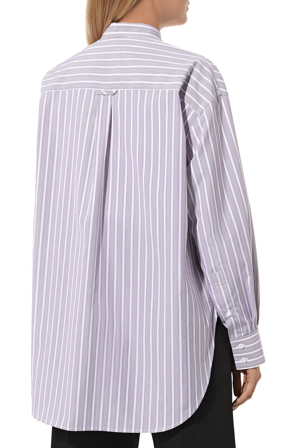 Хлопковая рубашка NOBLE&BRULEE серого цвета по цене 41200 руб., арт. NB10/131222/29, фото 4 Хлопковая рубашка NOBLE&BRULEE, арт. NB10/131222/29, фото 4