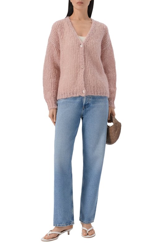 Шерстяной кардиган Weekend Max Mara WKDDANZA Бежевый  WKDDANZA Фото 2