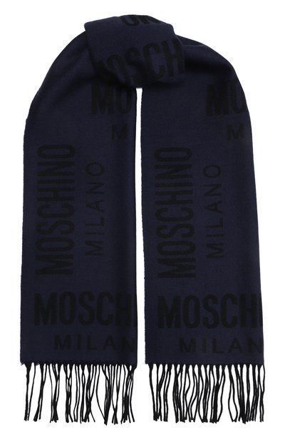 Мужской шерстяной шарф MOSCHINO, арт. 50234/M5805