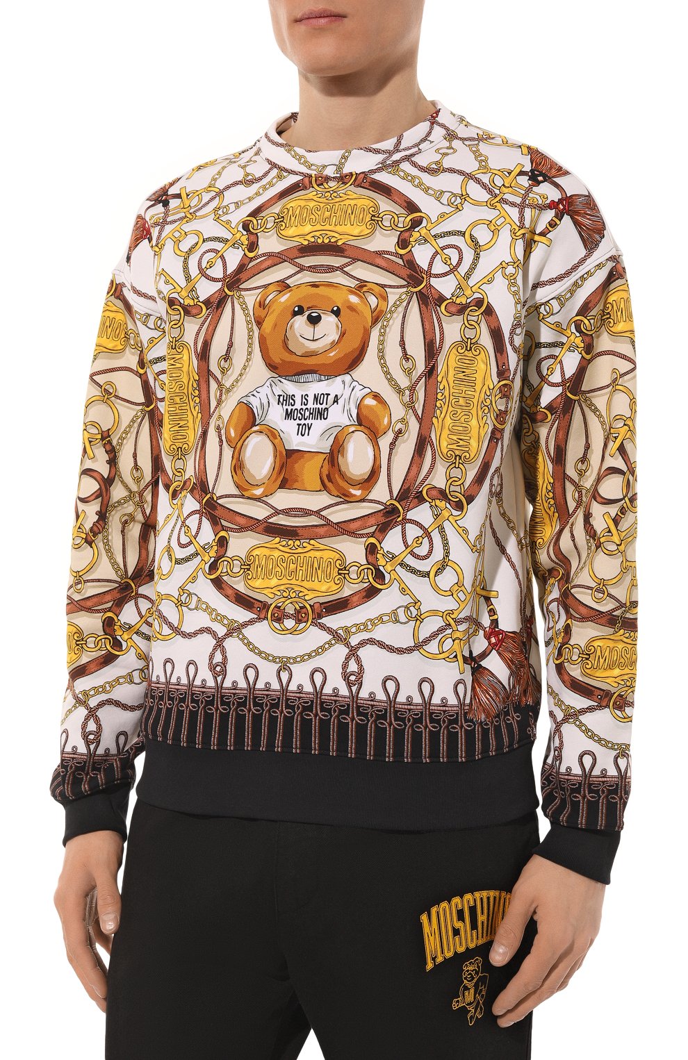 Хлопковый свитшот MOSCHINO, арт. V1711/5227, фото 3