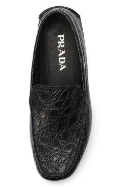 Мокасины из кожи каймана PRADA, арт. 2DD003-3AZ7-F0002, фото 4