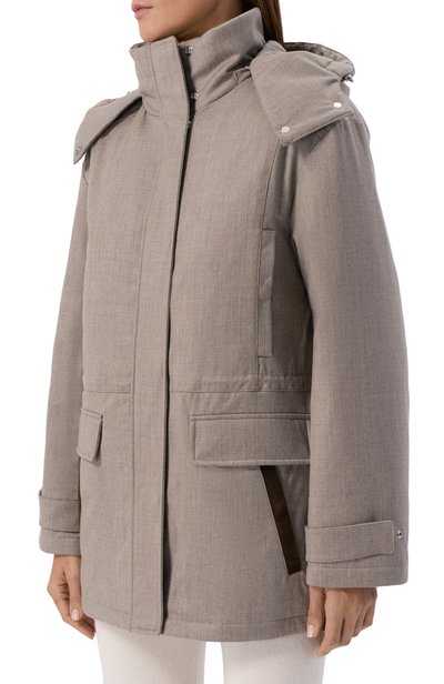 Комплект из парки и подстежки gi 12 STOREEZ темно-бежевого цвета по цене 99000 руб., арт. 139709, фото 3 Комплект из парки и подстежки gi 12 STOREEZ, арт. 139709, фото 3