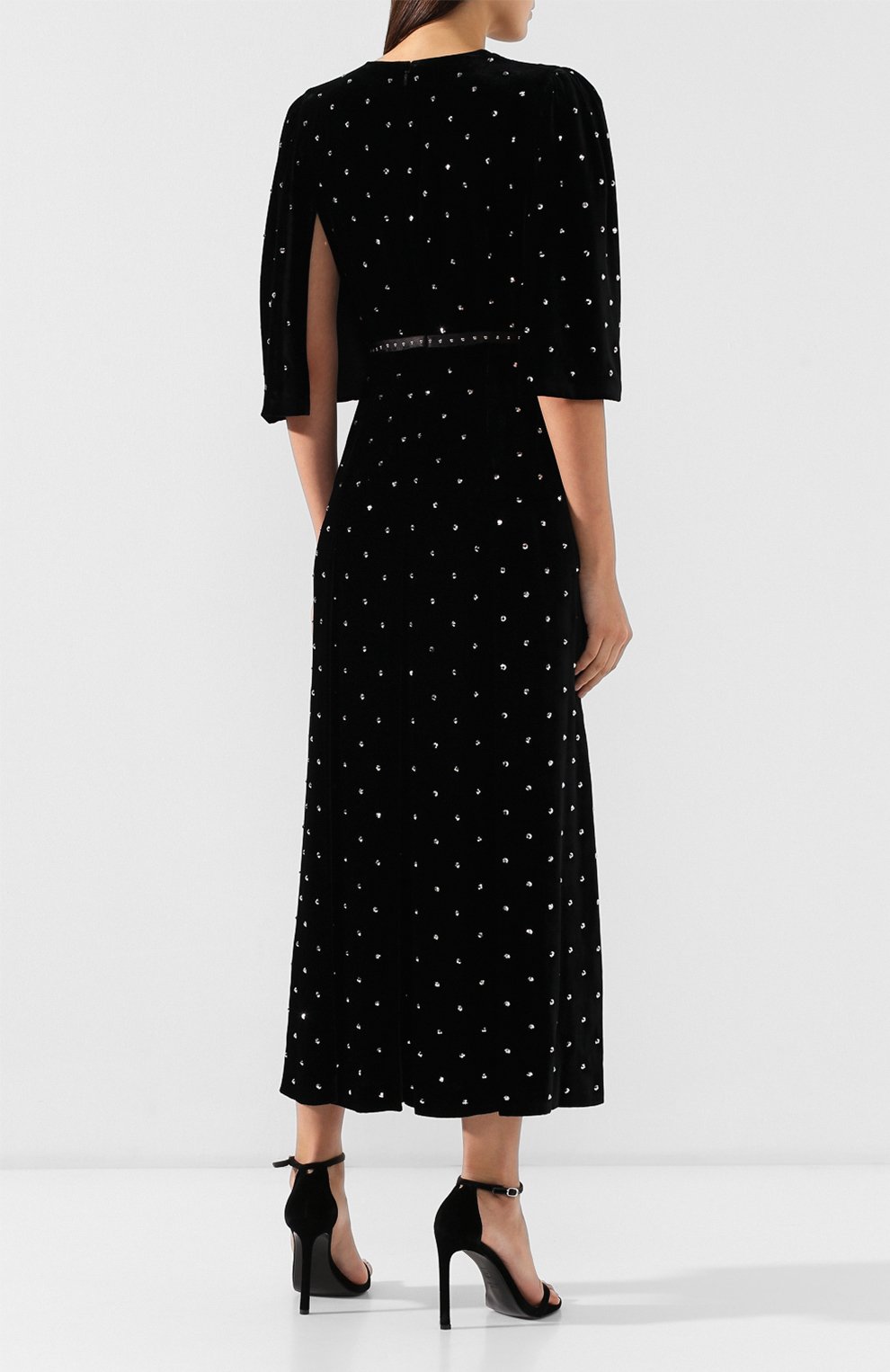 Бархатное платье FENDI, арт. FD9834 A5H6, фото 4