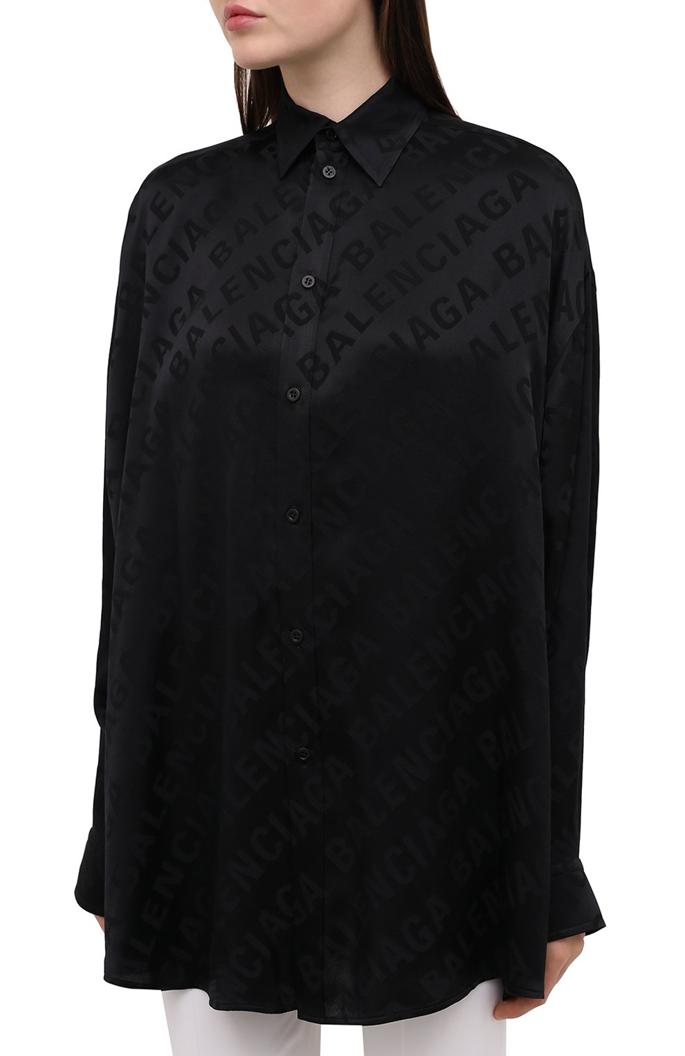 Шелковая рубашка BALENCIAGA, арт. 623037/TIN05, фото 4