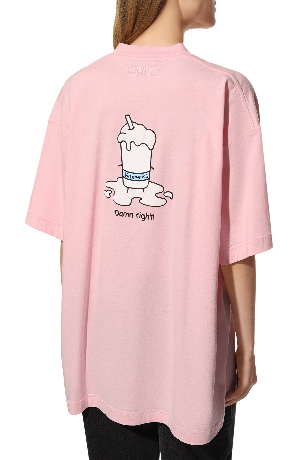 Хлопковая футболка VETEMENTS, арт. UA53TR280P, фо то 4