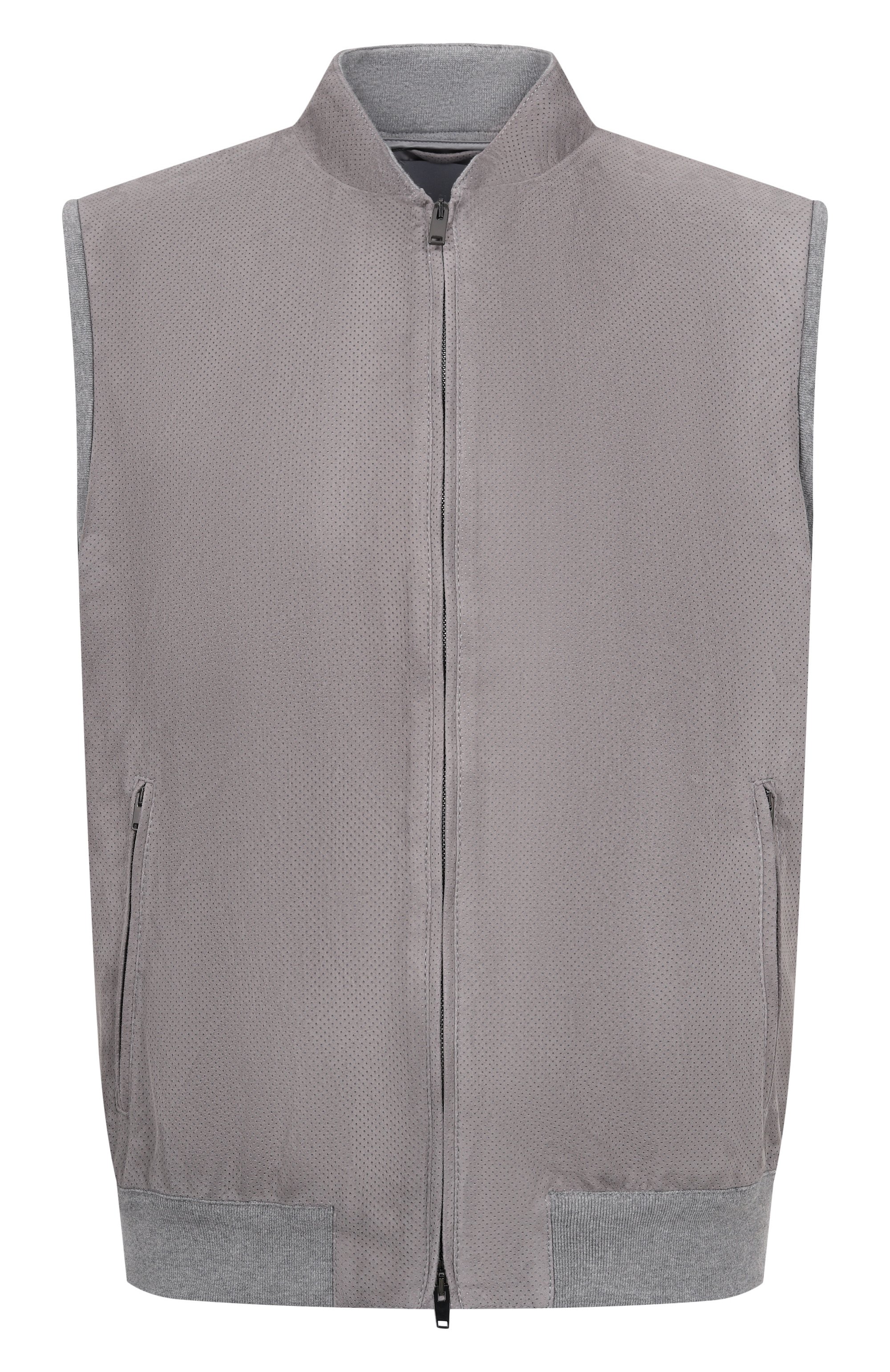 Комбинированный жилет MVST, арт. M26.CSM.L403/PERF0RATED SUEDE/FP000-C0TT0N-CASHMER, фото 1