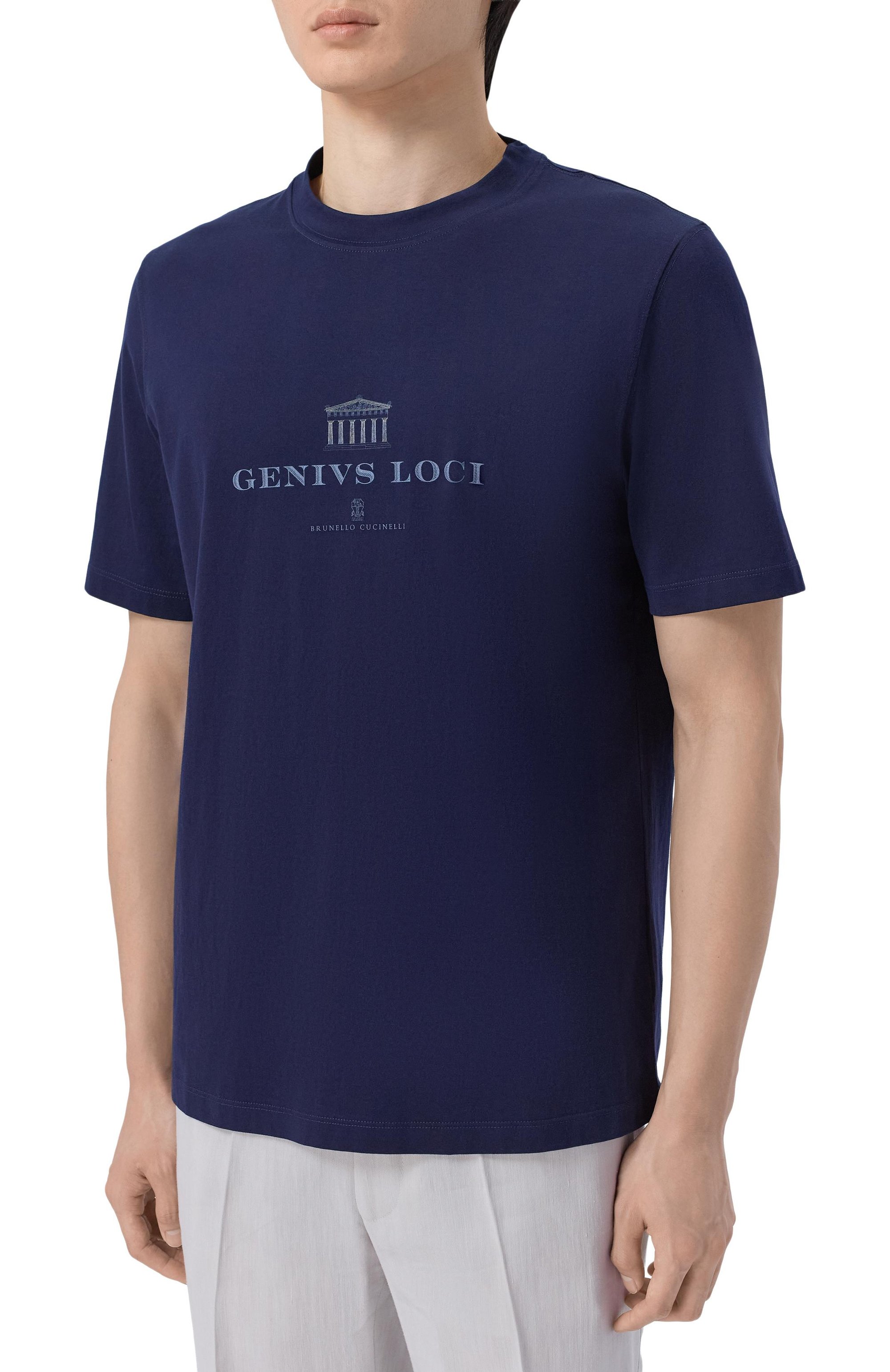 Хлопковая футболка BRUNELLO CUCINELLI, арт. M0B138520W, фото 3