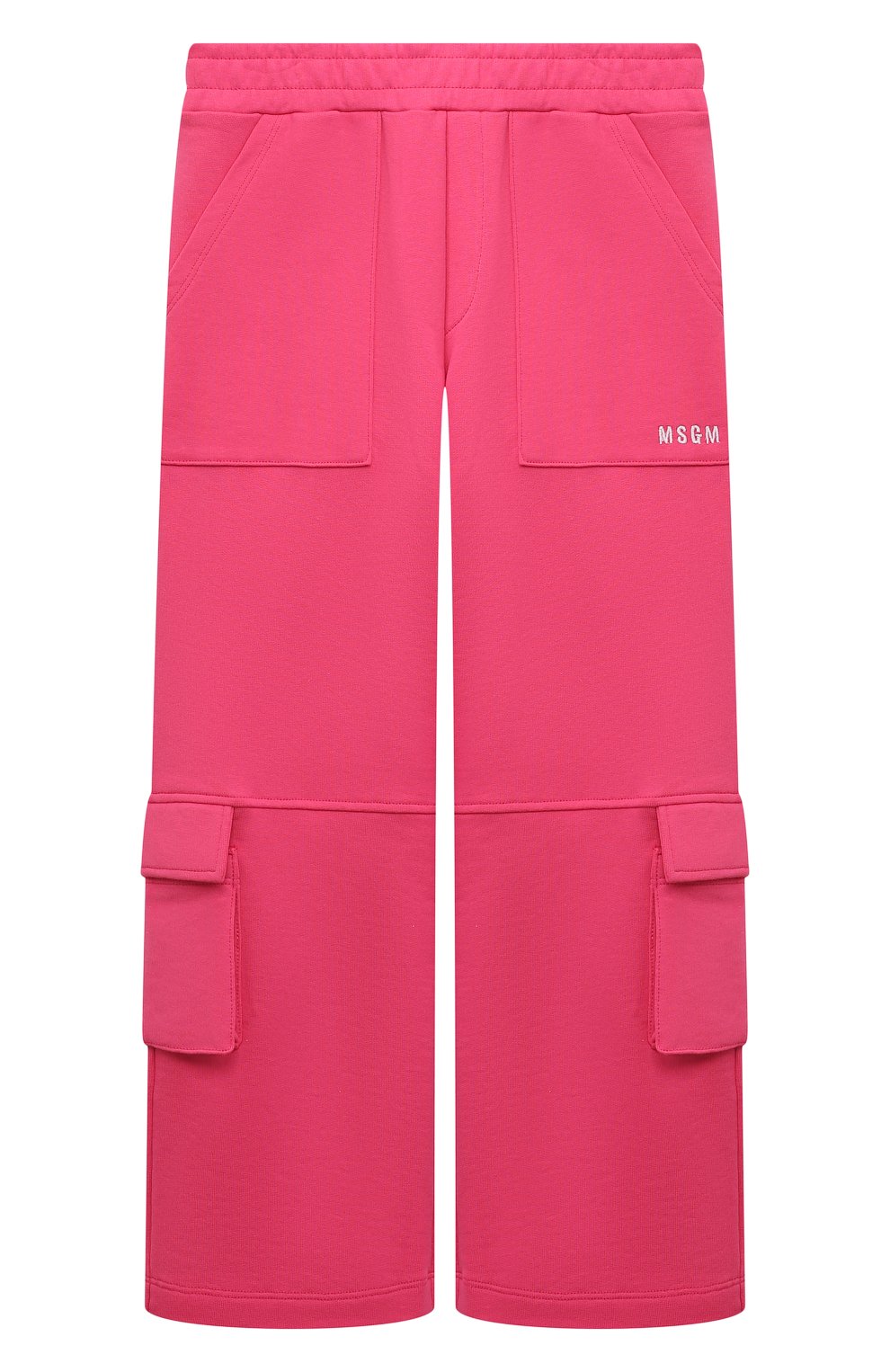 Хлопковые брюки-карго MSGM KIDS, арт. S4MSJUFP019, фото 1